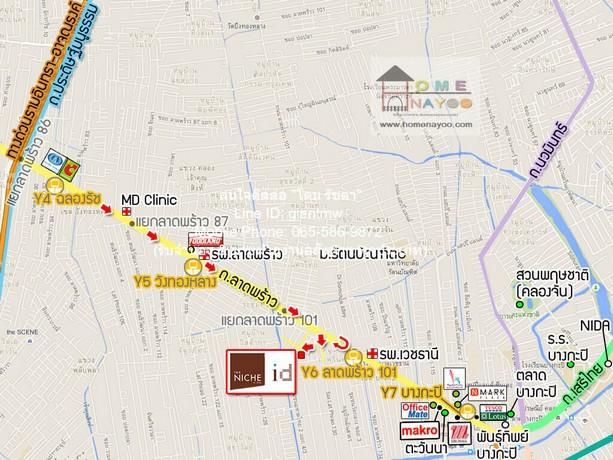 คอนโด. The Niche ID Ladprao 130 1 BEDROOM 2350000 BAHT ใกล้กับ ลาดพร้าว 130 สภาพแวดล้อมดี กรุงเทพ 2