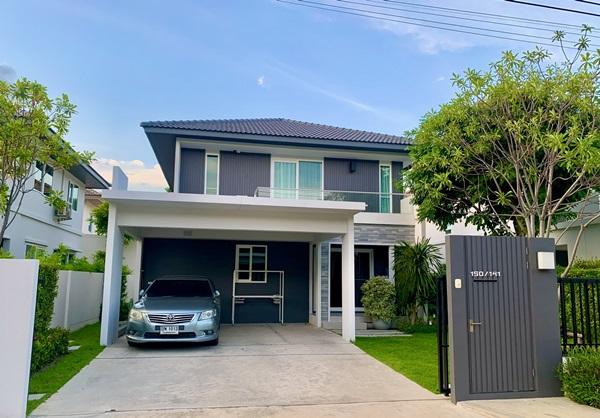 ขายบ้านเดี่ยว 2 ชั้น มัณฑนา มอเตอร์เวย์-กรุงเทพกรีฑาตัดใหม่ ราคาพิเศษ ใกล้ Airport Rail Link โทร 0636289464 1