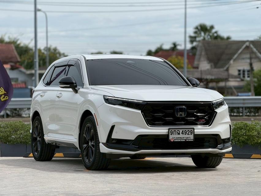 2023 HONDA CRV, 2.0 eHEV RS 4WD โฉม ปี23-ปัจจุบัน สีขาว เบนซิน/ไฮบริด มือเดียวป้ายแดง ตัวท็อปสุด