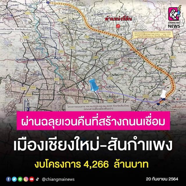 อย่ารอให้วงแหวนรอบ4 มา ราคาขึ้นแน่ โซนสันทราย ป่าไผ่ หลังมหาลัยแม่โจ้ เชียงใหม่ 4