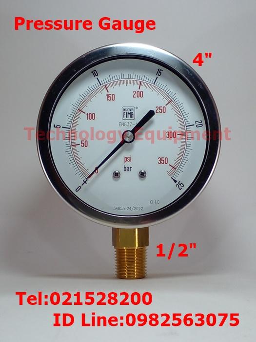 Pressure Gauge  มีสต็อกในไทย  เปิดใบกำกับภาษีได้ พร้อมส่งด่วน ส่งไว รูปที่ 6