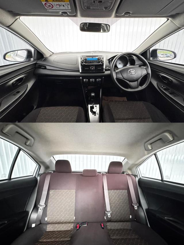 รถมือเดียว โฉมใหม่ ผ่อนเบาๆ 5,6xx มีวารันตีสภาพ Toyota Vios 1.5Entry รูปที่ 8