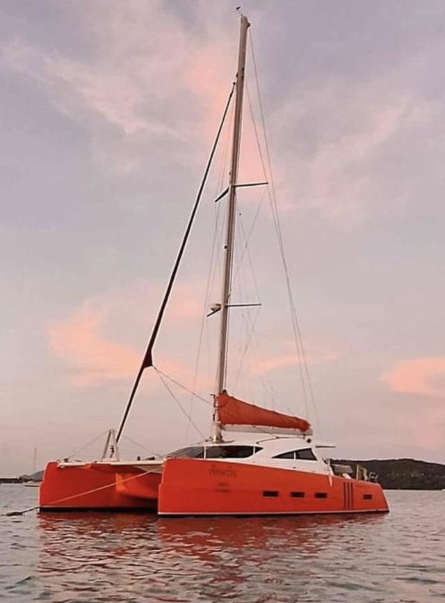 Saling Catamaran Set Marine 435-3 Cabins