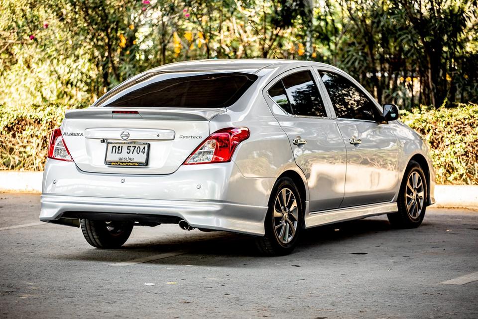 NISSAN ALMERA 1.2 E SPORTECH ปี 2018 สีบรอนซ์ มือเดียวป้ายแดง 4