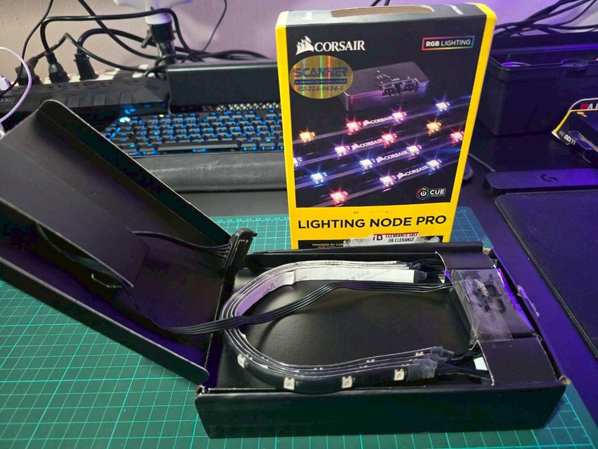 CORSAIR CASE SET เคสคอมพิวเตอร์ ชุดน้ําสองตอน พัดลมเคส สายไฟ LED ตกแต่งเคส (มือสอง มีกล่อง) รูปที่ 7