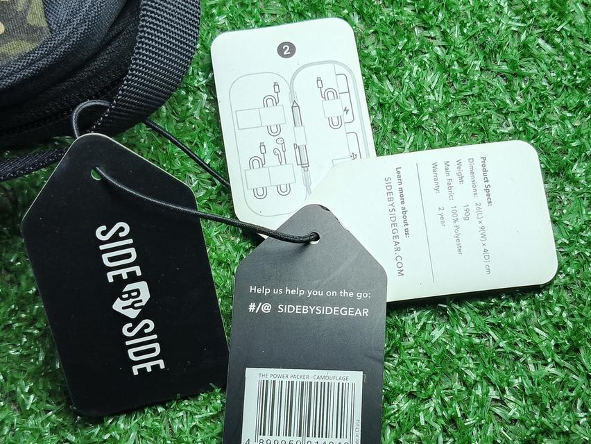 Side by Side Powerpack Travel Cord Organization รูปที่ 9