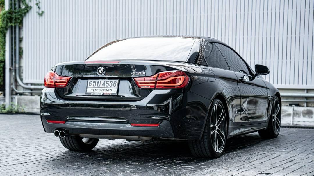 ⚡BMW 430i Cabriolet (LCI) 2018 สีดำ รถมือเดียว ออกศูนย์ BMW Thailand รูปที่ 9