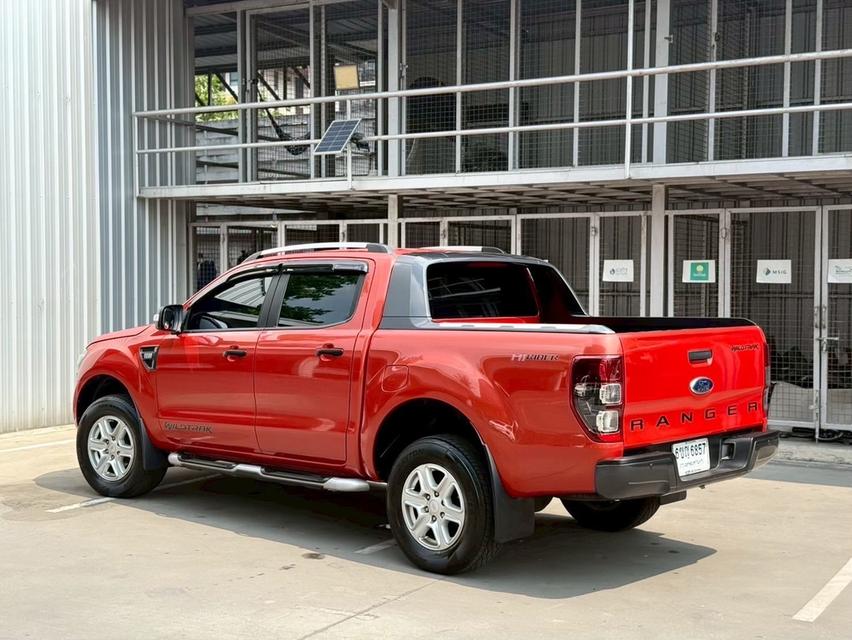 FORD RANGER 2.2 WILDTRAK HI-RIDER DOUBLE CAB 2014 สีส้ม เกียร์ธรรมดา ดีเซล 4