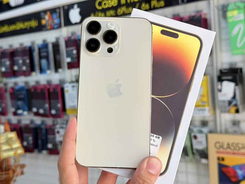 appleiPhone 14ProMax 128GB สีทอง มือ2 สวย รูปที่ 10