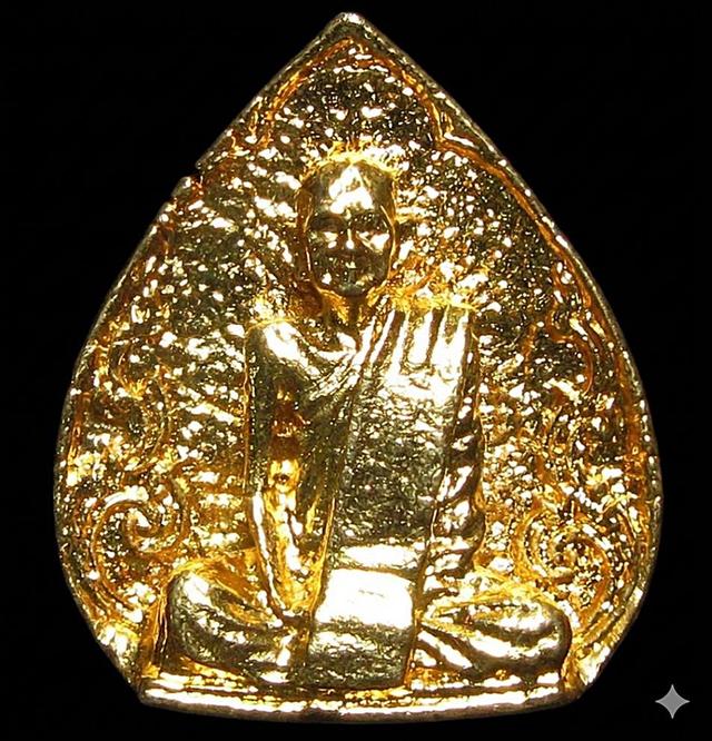 เหรียญหล่อใบโพธิ์ หลวงปู่ผาง จิตตคุตโต วัดอุดมคงคาคีรีเขต ปี 2519 (G34) รูปย่อยที่ 2