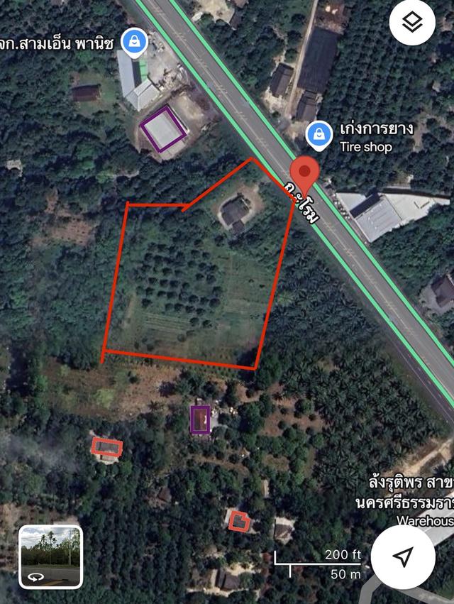 ขายที่ดิน พร้อมสวน ทำเลดี ติดถนน 4 เลน 1