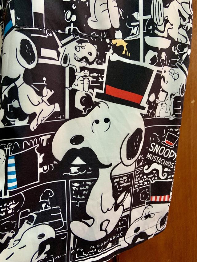 เสื้อเชิ้ตแขนสั้นมือสองลาย Snoopy 3