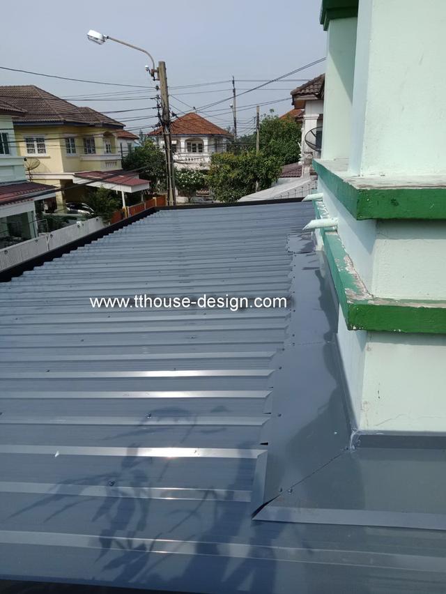 ต่อเติมบ้านแบบครบวงจร หลังคา กันสาด ปูเบื้อง พื้น ผนัง Line : tthouse23 9