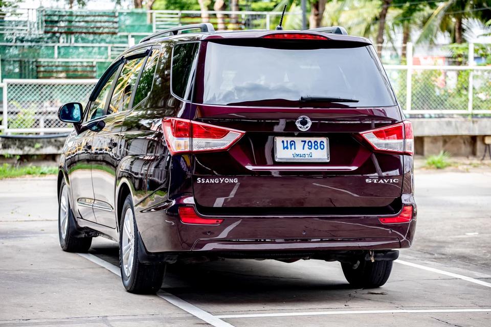 SSANGYONG STAVIC 2.0D เครื่องยนต์ดีเซล ปี 2015 สีแดง สวยหายาก 5