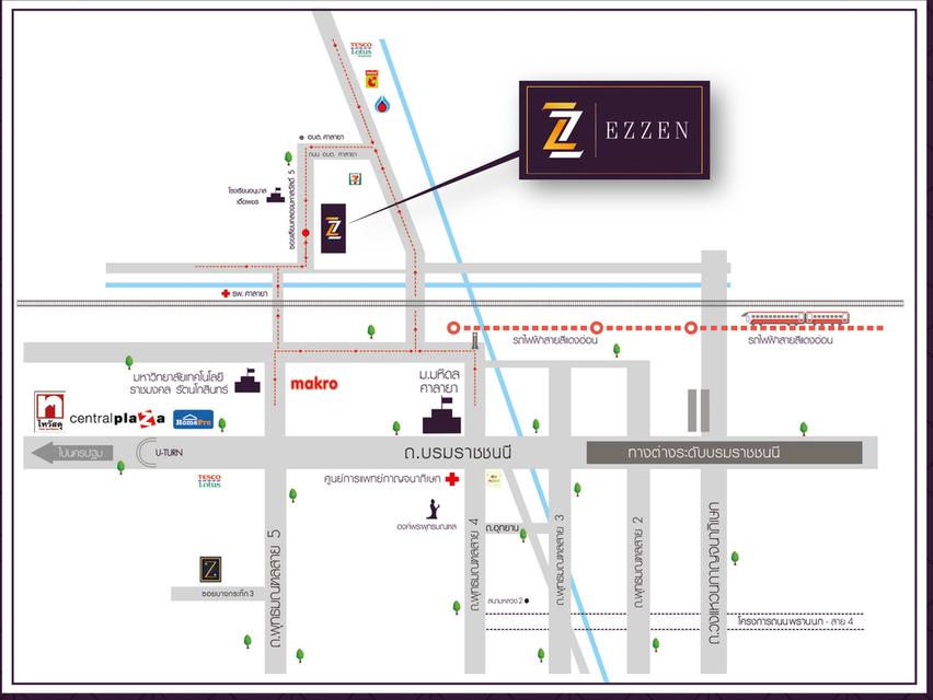 โครงการใหม่ EZZEN ปิ่นเกล้า-ศาลายา เริ่ม1.99ลบ. 6