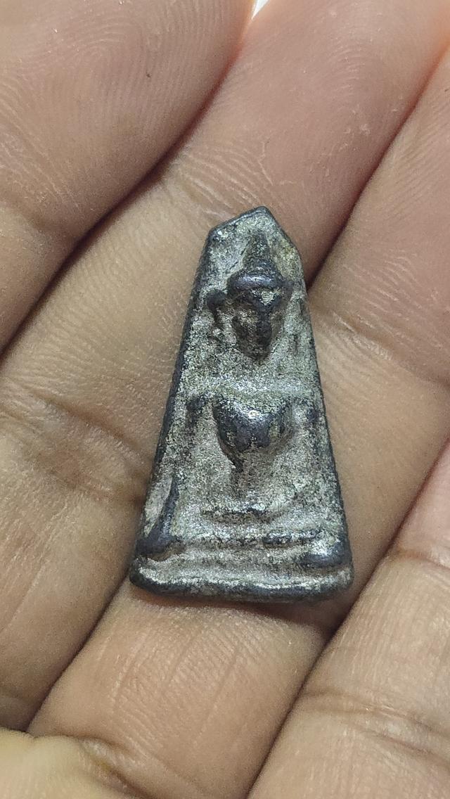 พระผงสุพรรณยอดโถ เนื้อชินเงิน