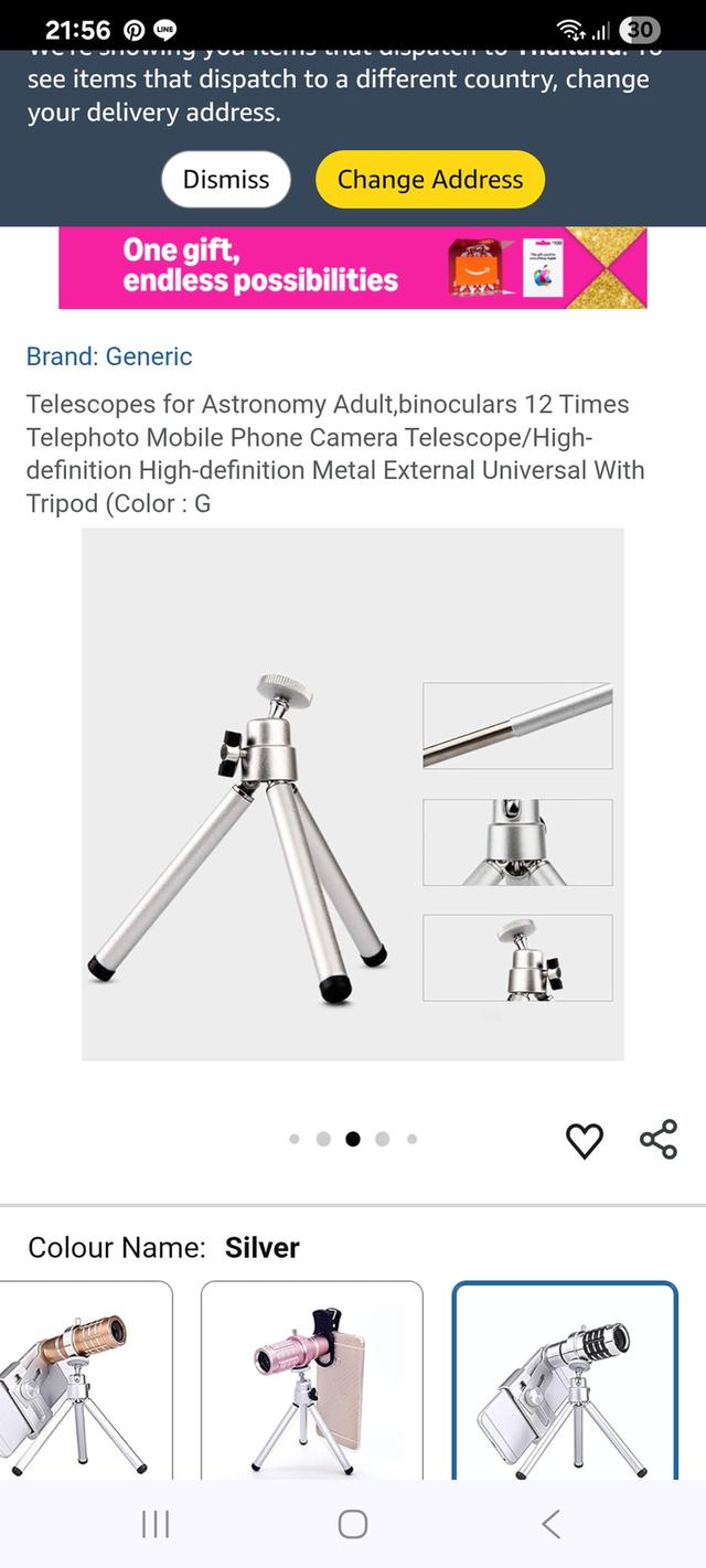 เลนส์ซูมพร้อมขาตั้ง อุปกรณ์เสริมมือถือ เพื่อสนุกกับการถ่ายรูป ถ่ายคลิปวิดีโอ 1200 บาท 10