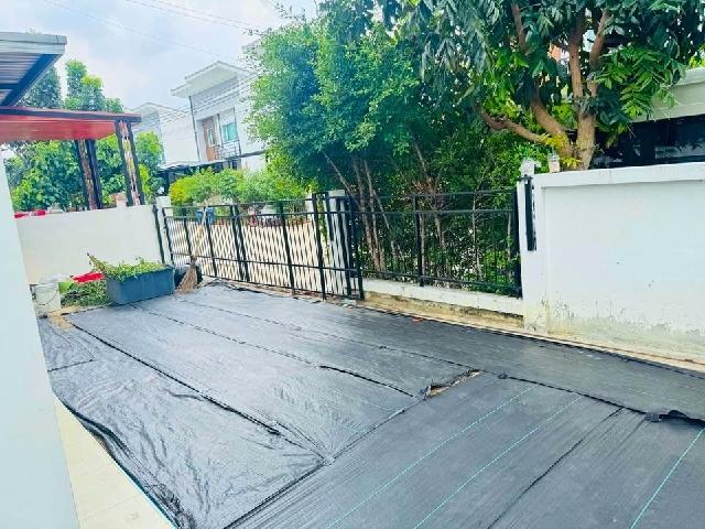 รร.สารสาสน์วิเทศบางบัวทอง 4.1 กม.4 นอน บ้านเดี่ยว 2 ชั้น 50 ตร.วา. 200 ตร.ม. สะอาด สะดวก ปลอดภัย 2 น้ำ 4