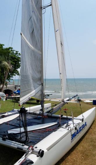 ขายเรือใบแข่ง ประเภท Beach Catamaran 2