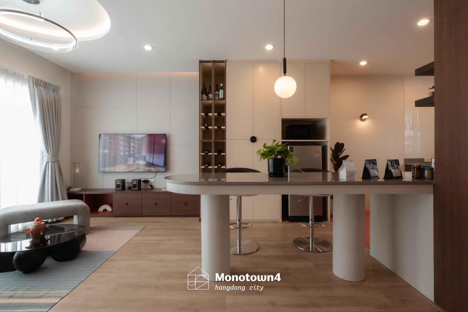 บ้านโซนหางดงเชียงใหม่ โครงการ Monotown 4 ทาวน์โฮม 3 นอน ฟังก์ชันครบ มีคอร์ตยาร์ดและสวนส่วนตัว ใกล้กาดฝรั่ง 5 นาที 7