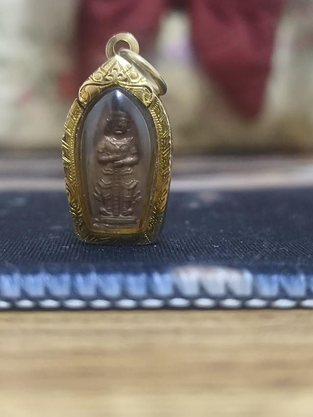 เหรียญท้าวเวสสุวรรณเลี่ยมทอง ปี33 วัดจุฬา