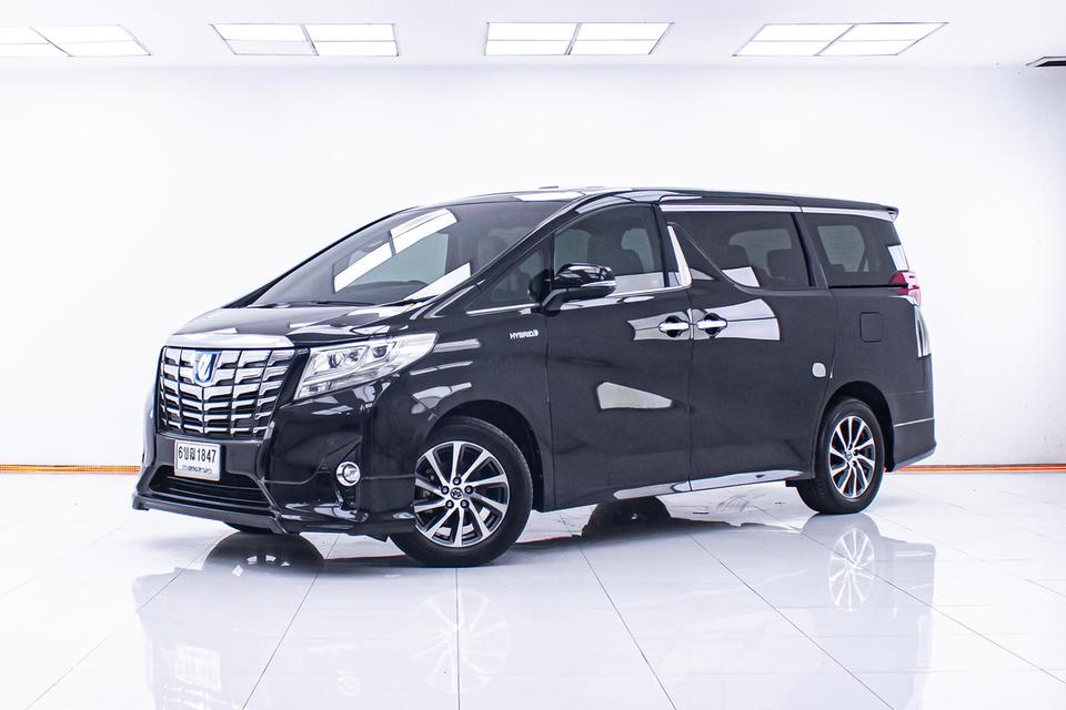 TOYOTA ALPHARD 2.5 HYBRID ปี2015 สีดำ รูปที่ 2