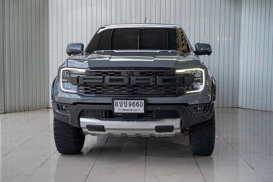 #FORD RANGER, 3.0 RAPTOR ECO BOOST 4WD ปี 2022 สีเทา โฉม DOUBLE CAB✅ รถออกศูนย์ป้ายแดงมือเดียว✅ เลข รูปที่ 2