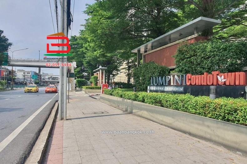 ห้องชุดคอนโด โครงการ ลุมพินี คอนโดทาวน์ รามอินทรา-นวมินทร์ เนื้อที่ 22.28 ตรม. (ซอยรามอินทรา 78) ถนนรามอินทรา แขวงคันนายาว เขตคันนายาว กรุงเทพฯ 12
