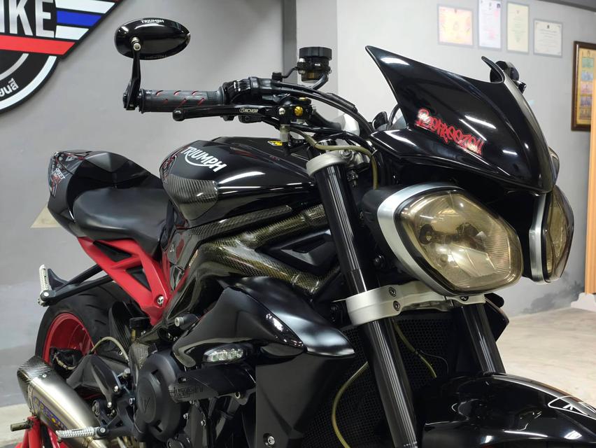 ออกรถ 0 บาท Triumph Street Triple 675 Rx ปี 2017 abs  ของแต่งจัดเต็ม รูปที่ 3