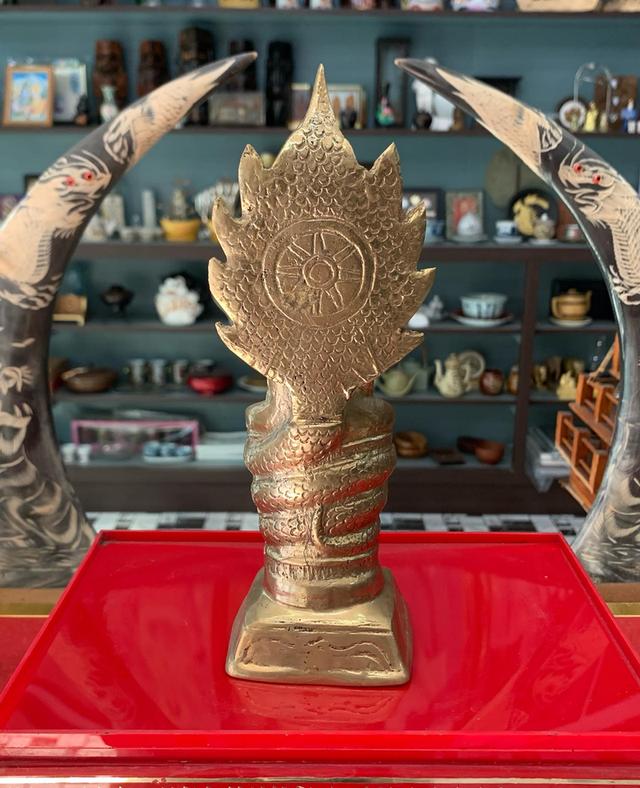 พระนาคปรก เนื้อทองเหลือง 6