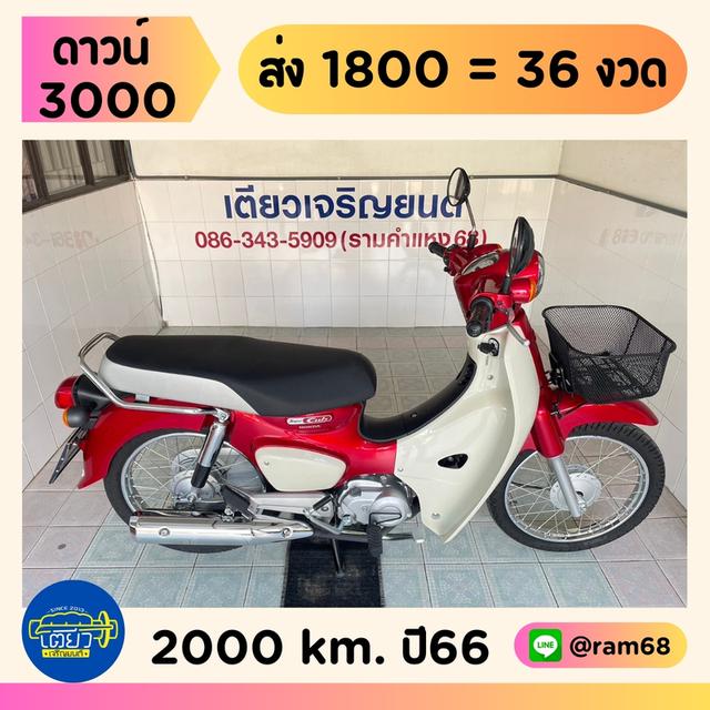 Super Cub โฉม2023 สภาพซื้อจอด รถมือเดียว เอกสารครบ ไม่ล้ม ไม่ชน เครื่องเดิม ชุดสีไร้รอย จัดส่งได้ทั่วไทย วิ่ง2000 ปี66