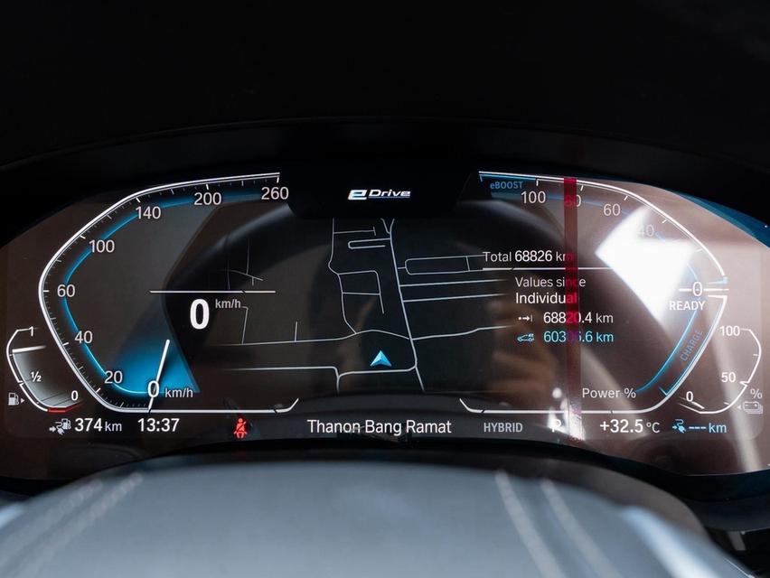 BMW 530E 2.0 ELITE G30 LCI 2023ซีดานผู้บริหาร Plug-in Hybrid ชาร์จไฟได้ รูปที่ 9