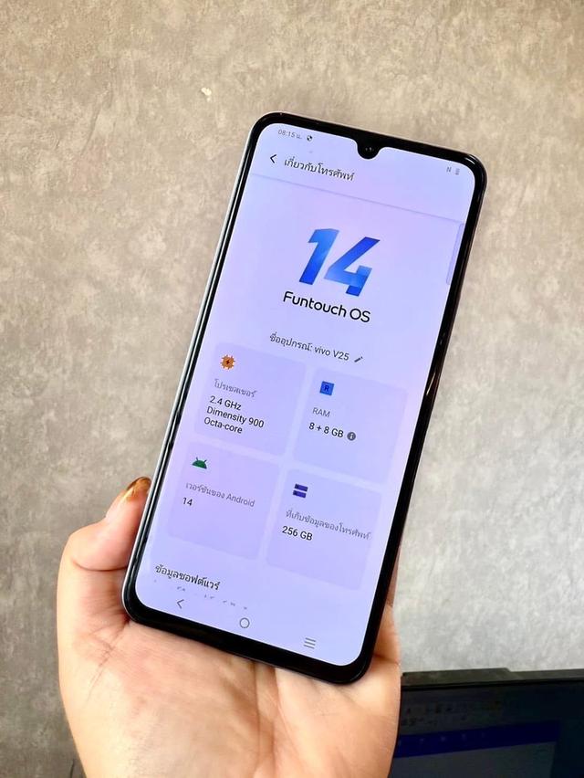 Vivo V25 5 G สภาพใหม่กริ้บ
