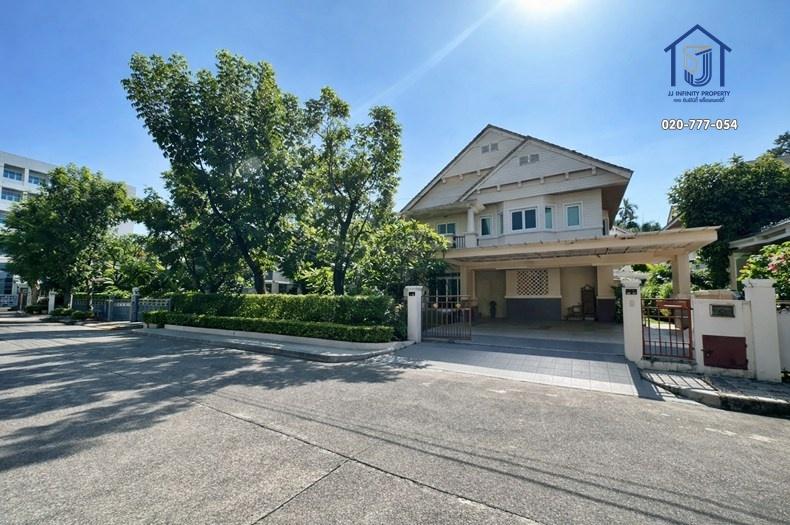 ขายบ้านเดี่ยว 2 ชั้น หมู่บ้านพัฒนาการ 100.04 ตารางวา หลังมุม ซอยพัฒนาการ 30  ใกล้ทางด่วนและรถไฟฟ้า 1