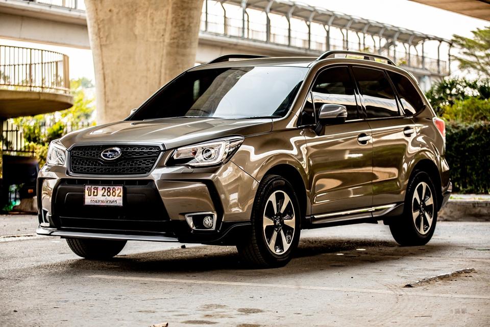 Subaru Forester 2.0iP ท๊อปสุด ปี 2018 สีน้ำตาล ไมล์แท้ 40,000 กิโลมือเดียวป้ายแดง 