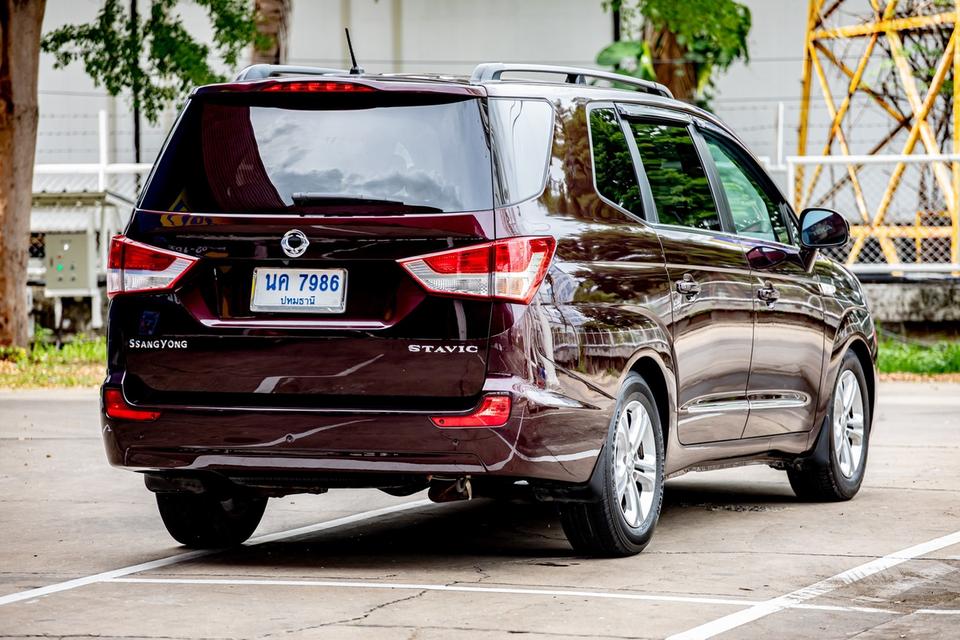 SSANGYONG STAVIC 2.0D เครื่องยนต์ดีเซล ปี 2015 สีแดง สวยหายาก 8