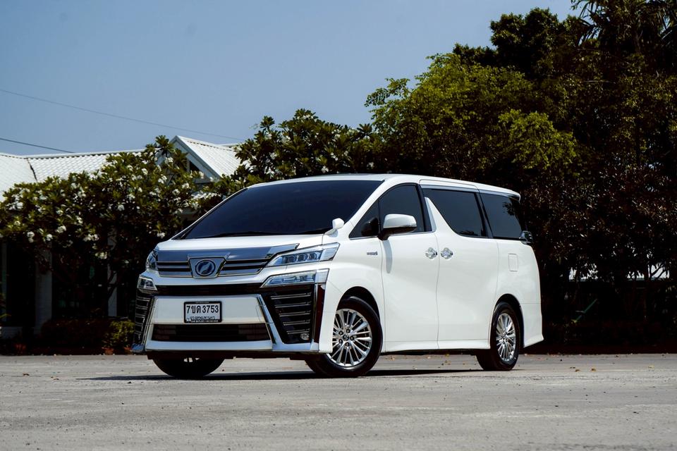 รหัสรถ CBL3753 TOYOTA VELLFIRE 2.5 Hybrid E-Four ZR G Edition AT 2018