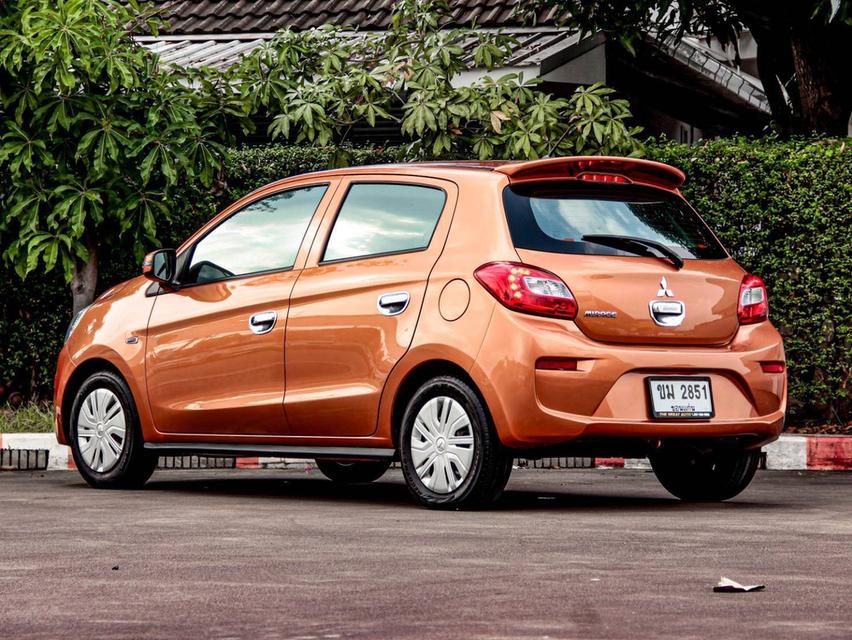 MITSUBISHI MIRAGE 1.2 GLX ปี 2019 เกียร์ Auto เบนซิน สีส้ม รถบ้านพร้อมใช้งาน ไมล์เพียง 110,249 km. 5