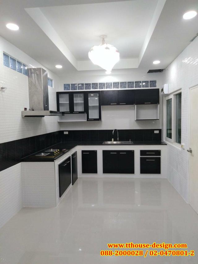 ต่อเติมแบบครบวงจร โครงหลังคา กันสาด ต่อเติมห้องครัว เทพื้นปูกระเบื้อง ID line :dddesign23 12