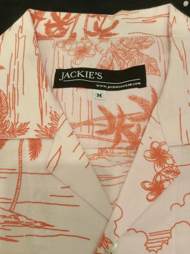 เสื้อมือสอง เสื้อฮาวายลายปาล์ม 2