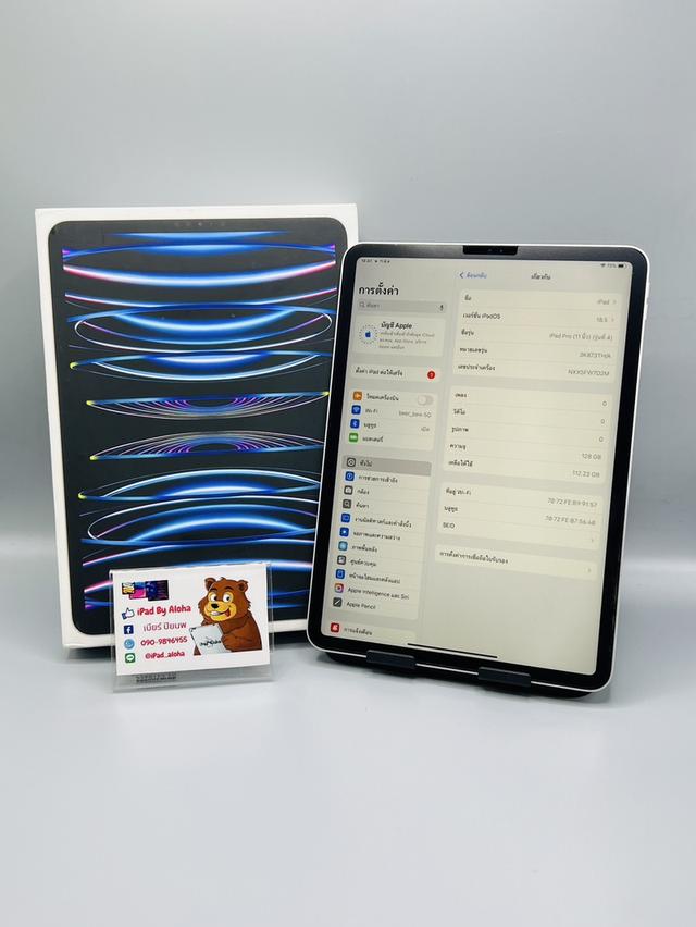 iPadPro11 Gen4 M2 128gb WiFi สวยครบกล่อง นัดรับได้ครับ