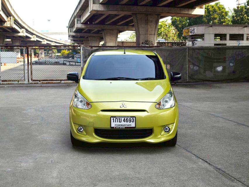 ขายรถ Mitsubishi Mirage 1.2 ปี 2013 สีเหลือง เกียร์ธรรมดา รูปที่ 2