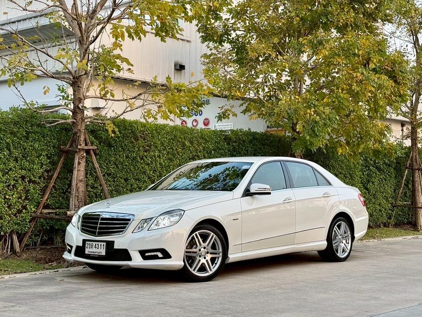 รหัสรถ AP4311 Mercedes-Benz #e200 #w212  ปี 2012 ชุดแต่ง AMG รอบคันจากโรงงาน สีขาว  5