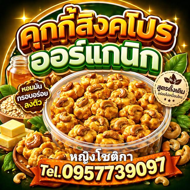 คุกกี้สิงคโปรออร์แกรนิก
