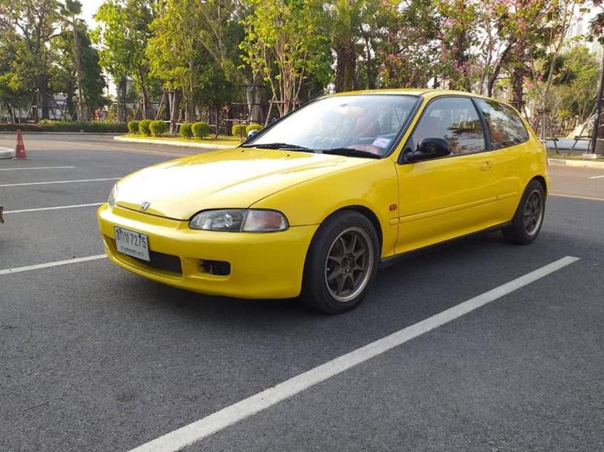 Honda Civic สีเหลือง ปี 1995 มือ 2 3