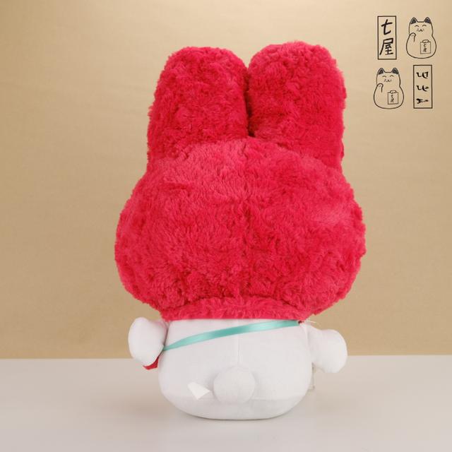 ตุ๊กตา กระต่าย มายเมโลดี้ Rabbit・SANRIO 2018・My Melody Fluffy Strawberry Pochette Rose Fur・Mega J๋B รูปย่อยที่ 4