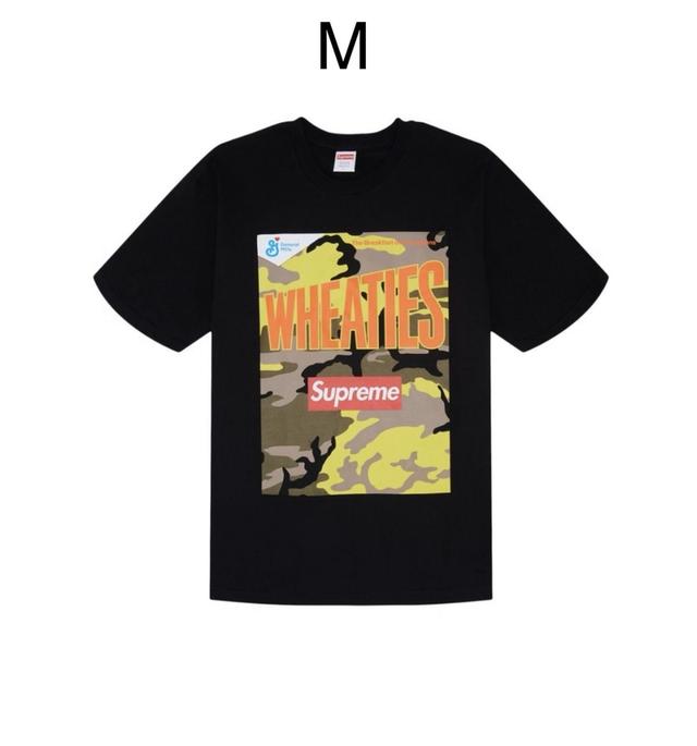 supreme wheaties tee black M