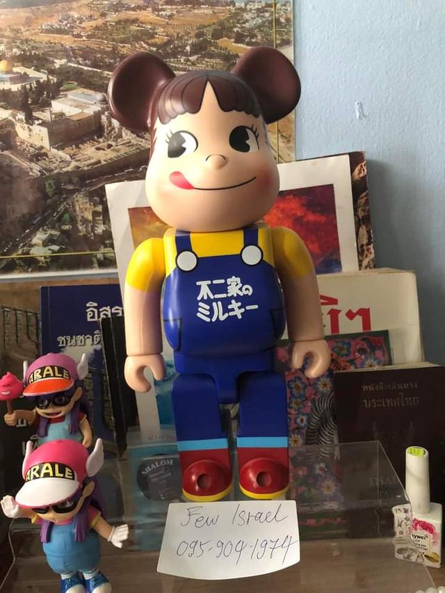 Bearbrick Peko-Chan Blue 400%  3