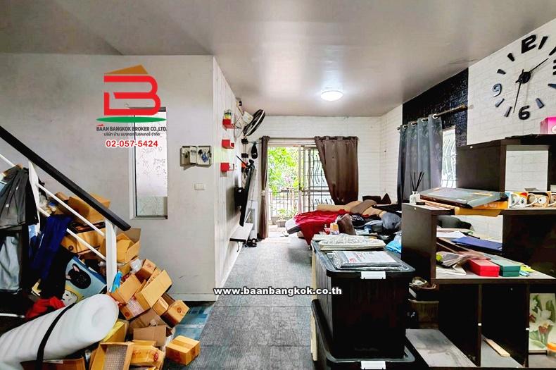 ทาวน์เฮาส์ เนื้อที่ 24 ตร.ว. โครงการ บ้านพฤกษา 60/1 รังสิต-บางพูน 4