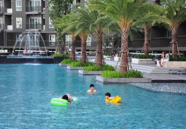 ขายคอนโด เดอะพาร์คแลนด์ ศรีนครินทร์ เลคไซด์ เนื้อที่ 36 ตร.ม. 1 นอน 1 น้ำ ห้องริม 6